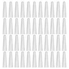 100Stk PVC Pinzetten Schutzkappen Transparent Profi Spitze Nadelschutz