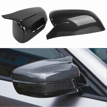 2Pcs Rearview Mirror Cover Housing LeftRight 5116 8238 375 Glossy Black Fit for E46 3 Series 19982005