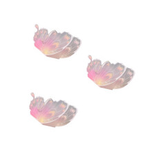 3Pcs Pink Butterfly Cake Boxes with Easy Assembly for Party Favors
