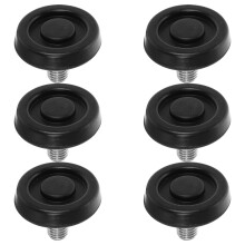 6Pcs Swivel Chair Levelers Heavy Duty Furniture Feet Black Replacement