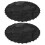 2Pcs Black Outdoor Trampoline Replacement Mat Heavy Duty PP Mesh Pad 1