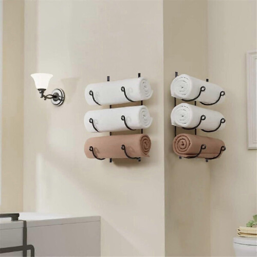 Multifunctional Multilayer Wrought Iron Hanger Wall-Hung Wine Rack 1