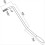 C 6 MM Thread Tremolo Arm Whammy Bar για ηλεκτρική κιθάρα με σπείρωμα, με 3