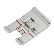 Wear-resistant stainless steel presser foot, easy installation, for side feed fabric, for Viking