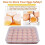 Egg Container, Refrigerator Deviled Egg Tray Carrier with Lid compatible for 60 Eggs - Plastic Fridge Stackable Portable 2 Pack 4