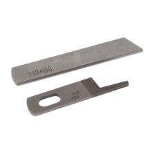 Upper and lower knife kit for sewing machine, domestic overlocker