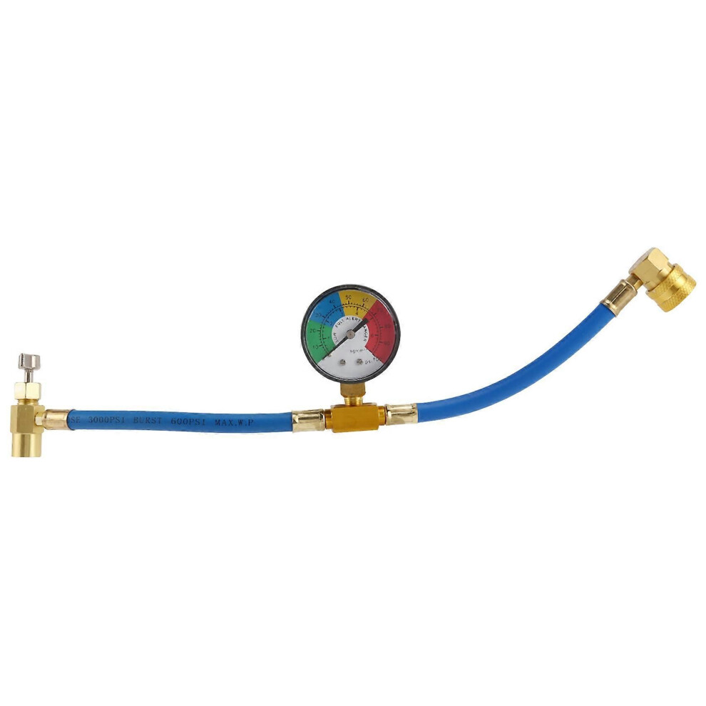 R134a Car Ac Refrigerant Charge Hose Kit Recharge Hose With Gauge,A/C 1/2 Recharge Measuring Kit Ca 9152359482844