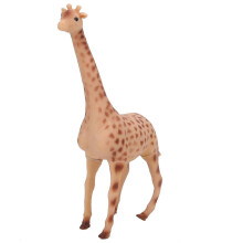 Simulerad giraffmodell barn söt djurfigur leksak heminredning födelsedagspresent mjuk plastgiraff