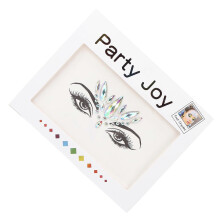 Ogen en gezicht strass stickers met glanzende glitter gezichtsversiering, geschikt voor feestelijke