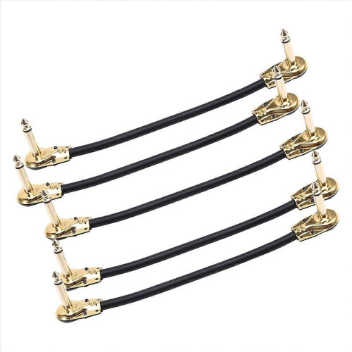 Guitar Line Effect Device Connects Wire Double Flat Audio Line 20CM 1