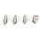 4 Pcs Multi-Function Rolled Hem Foot Sewing Machine Foot Universal for DIY Crafts 1