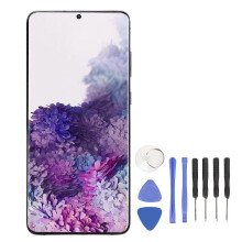 Phone Replacement Screen Professional Replacement 6.7 Inch LCD Display Digitizer Assembly with Fingerprint for S20 Plus 5G SM G986B Grey