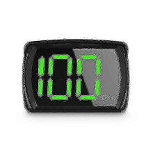 GPS-snelheidsmeter voor alle auto's met grote lettertypeweergave.