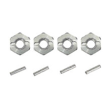 4Pcs Metal 12mm Wheel Hex Hub Adapter for HBX 16889 16889A 16890 901 901A 903 903A 905 RC Car Upgra