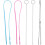 6 Pieces Sewing Loop Kit, Loop Turner Hook Flexible Drawstring Threader Metal Tweezers Long Loop Tu 1