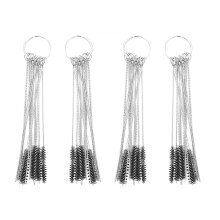 Carburetor Cleaner Cleaning Brushes Kit, Small Wire Brush - 40 Needles + 20 Brushes