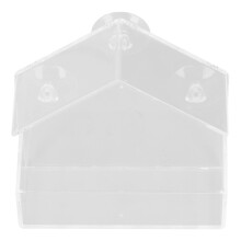 Vogelhaus-Futterhäuschen Praktisches einfaches Acrylhaus-Typ Vogelhaus für das Fenster