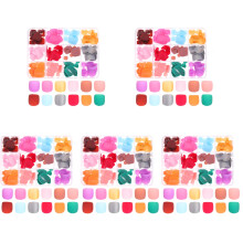 Premium ABS Fake Toe Nails Assorted Colors Safe and Stylish