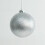 ELEVENTIME silver glitter plastic ball ornament 8 inch 4