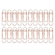 20 clip in metallo per penne, segnalibri, fermacarte, portapenne per cancelleria, compatibili con quaderni