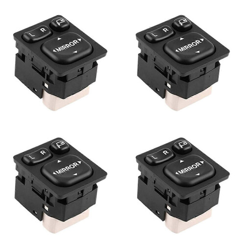 4Pcs Power Folding Mirror Control Switch for