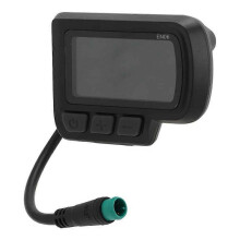 E-bike displaymeter LCD-EN06 display 24V 36V 48V met USB-voeding, snelheidsweergave, waterdichte stekker.