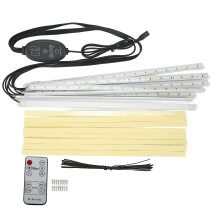 Vollspektrum-Pflanzenlampe mit Timer und Dimmfunktion für Zimmerpflanzen-Setzlinge, LED-Pflanzenlampe, 100–240 V Stecker