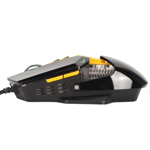 Ergonomic Wired Mouse with RGB Backlit, Adjustable DPI, 7 Programmable Keys, for Gaming, Office, Study, Black 2
