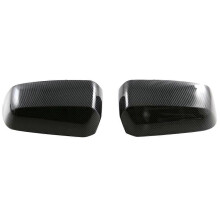 Rearview Mirror Cover Trim for 2023 2024 Side Door Mirror Cover Trim Accessories ,Carbon Fiber