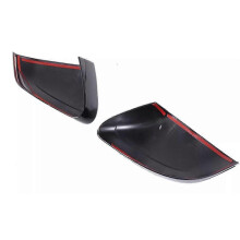 Car Rearview Mirror Cover for BMW 5 Series I5 2024 Present Rear View Mirror Trim Decorate Modified Bright Black