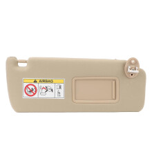 Front-Sonnenblende Beige, Ersatz-Sonnenblende für Land Cruiser Prado 2010–2023, Linkslenker, Rechtslenker