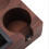 Wooden Coffee Press Stand, Tamping Station with Grounds Bin, Walnut 3