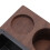 Wooden Coffee Press Stand, Tamping Station with Grounds Bin, Walnut 4