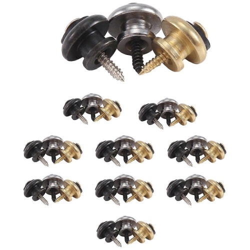 Guitar Strap Buttons Straplocks Tail Nail End Pins 2