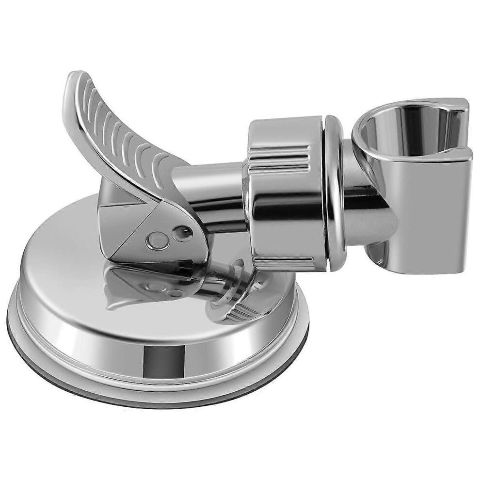 Adjustable Shower Head Holder Bathroom Chrome Wall Mount Strong Suction Handheld Shower Bracket 9319739886412
