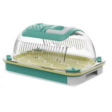 Portable Insect Breeding Box, Ideal for Reptiles, Silkworms, Snails, Lizards,Large Capacity Observa