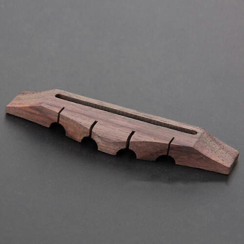 Rosewood Bridge Piezo Bridge Nut for Ukulele 4 String Accessories 2