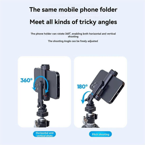 Multi-Function Phone Clip Camera External Expansion Rack White 2