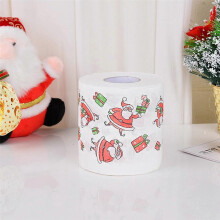 5 Styles Santa Claus Paper Roll Tissue Paper Towels Christmas Decorations Xmas Santa Office Room Toi
