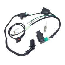 Motors Wiring Harness Kill Switch Ignition Coil CDI for 50cc-160cc SSR Thumpstar Kick Start Pit Dirt Bike