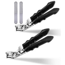 2 Set Nail Clippers for Seniors,Toe Nail Clipper, Clipmaster Pro Toenail Clippers,Proclip Wide Jaw