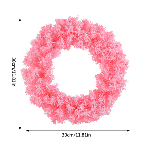 Frosted Berry Christmas Wreath Artificial White Blooms 22 2