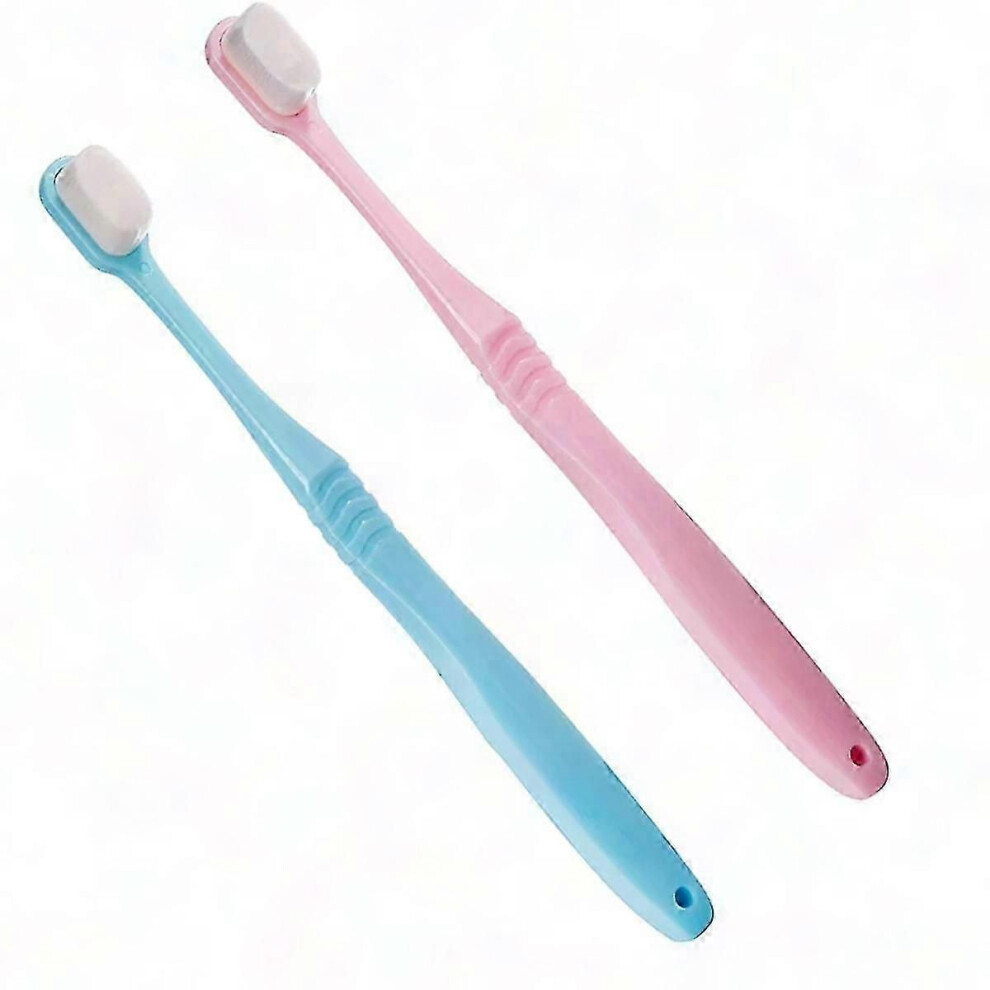 Gentle Soft-Bristle Toothbrush for Sensitive Gums with Comfort Grip Design