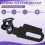Motorcycle License Plate Feeder Clip Intercom Antenna Base Bracket 4