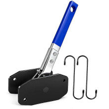 Brake Caliper Compression Tool, Heavy-Duty 4-in-1 Ratcheting Piston Spreader with 2 Hooks for Disc Brakes