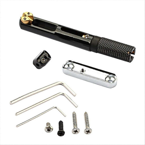 Single Set Saddle Headless Electric Guitar Bridge Tailpiece 1