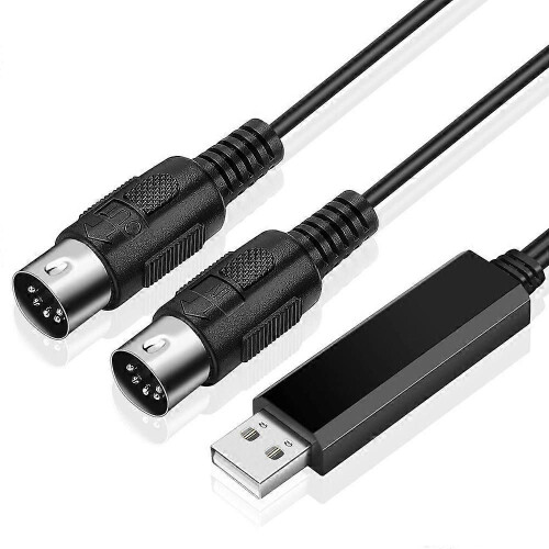 Μετατροπέας καλωδίου USB MIDI για υπολογιστή σε πληκτρολόγιο πιάνου στο Studio 6.5Ft 2