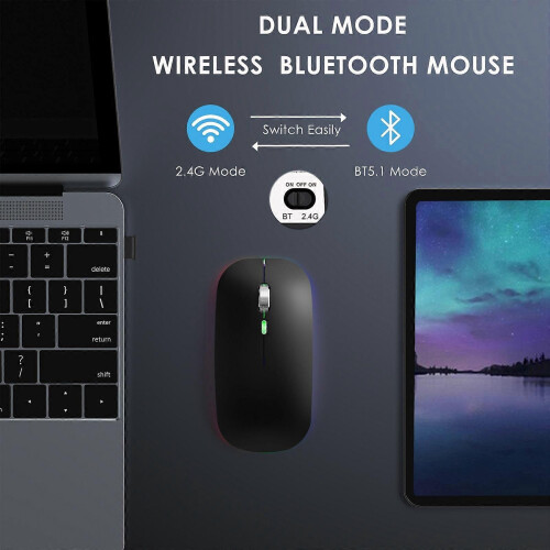 Mouse Jiggler Anti-Hibernate Auto-Move Cursor Virtual Wireless Bluetooth Mouse Prevent Computer Lock 1