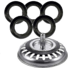5-Pack INF Rubber Seals for Durable Drain Strainer - Leak-Proof & Long-Lasting