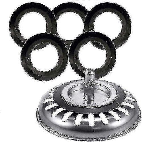 5-Pack INF Rubber Seals for Durable Drain Strainer - Leak-Proof & Long-Lasting